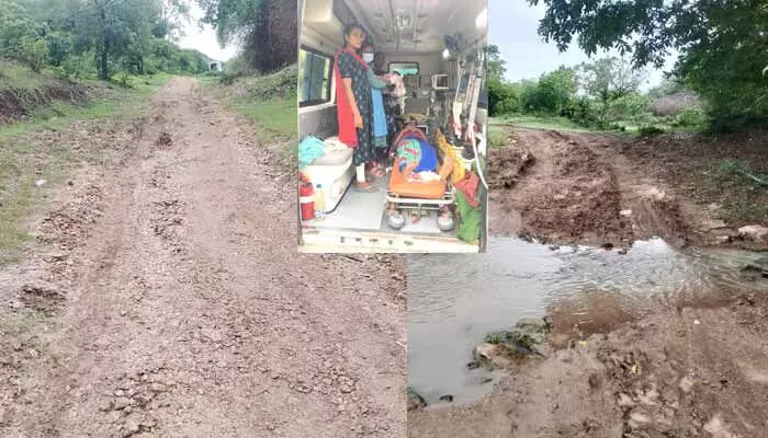 నడిరోడ్డుపైనే నరకయాతన.. పాలకుల తీరుపై చింతకుంట గ్రామస్థుల ఆగ్రహం నడిరోడ్డుపైనే నరకయాతన.. పాలకుల తీరుపై చింతకుంట గ్రామస్థుల ఆగ్రహం