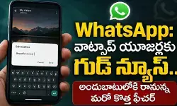 Whatsapp: వాట్సాప్‌ యూజర్లకు గుడ్‌ న్యూస్.. అందుబాటులోకి రానున్న మరో కొత్త ఫీచర్