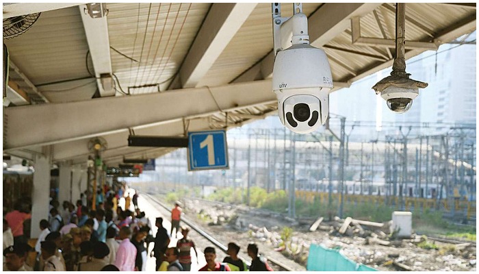 cc tvs in indian railway stations