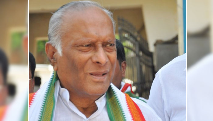 Congress senior leader Menneni Satyanarayana Rao