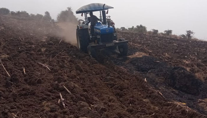 Farmers are busy with farming as the monsoon season